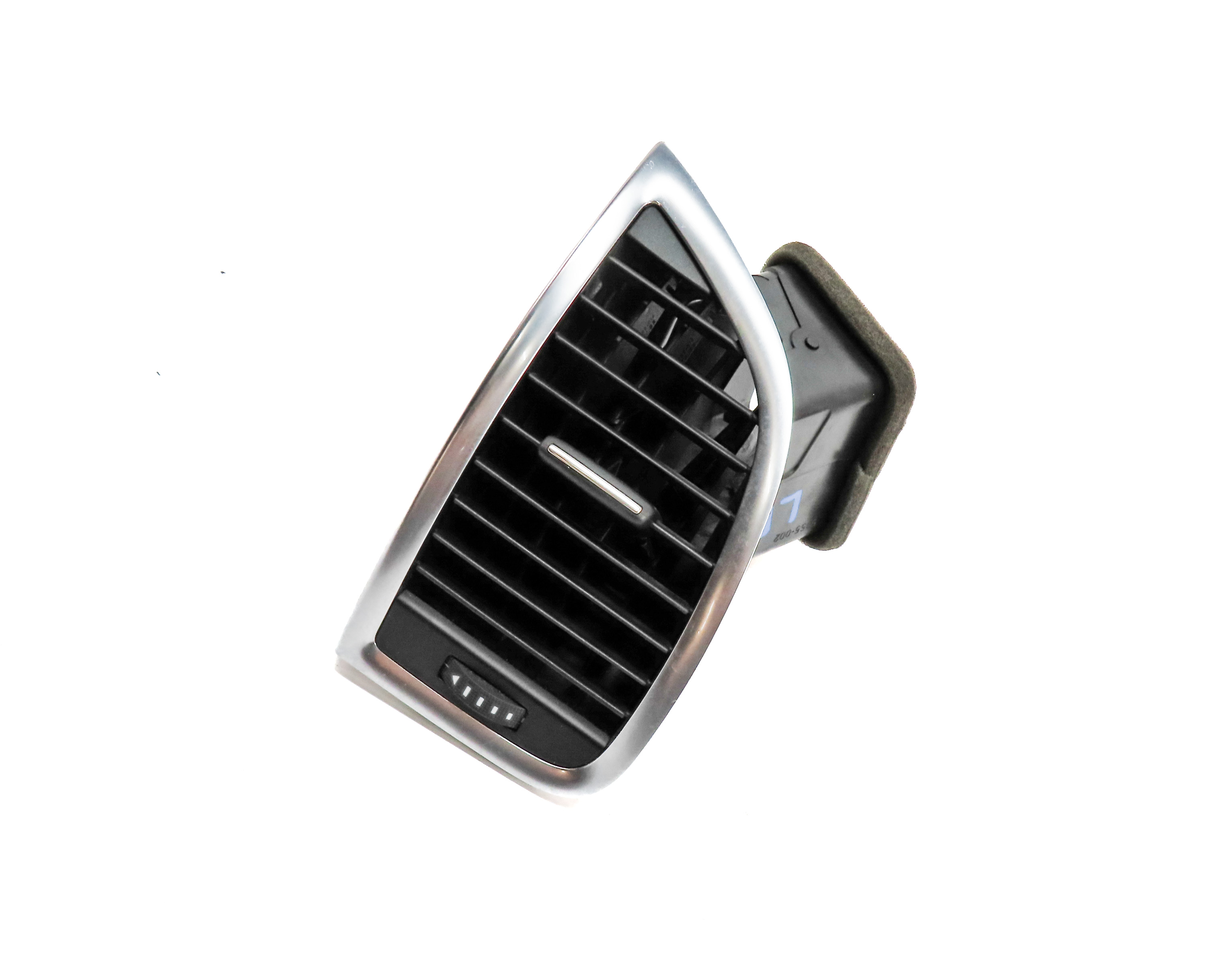 2013 AUDI Q7 (4L) FRONT LEFT DRIVER DASH HEAT AIR AC HVAC VENT (Black/Silver) — exact item pictured